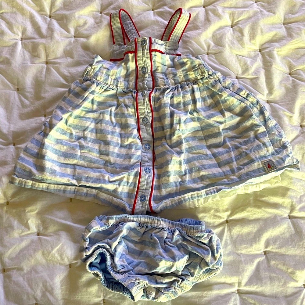 Sergeant Major blue dress & bloomer set